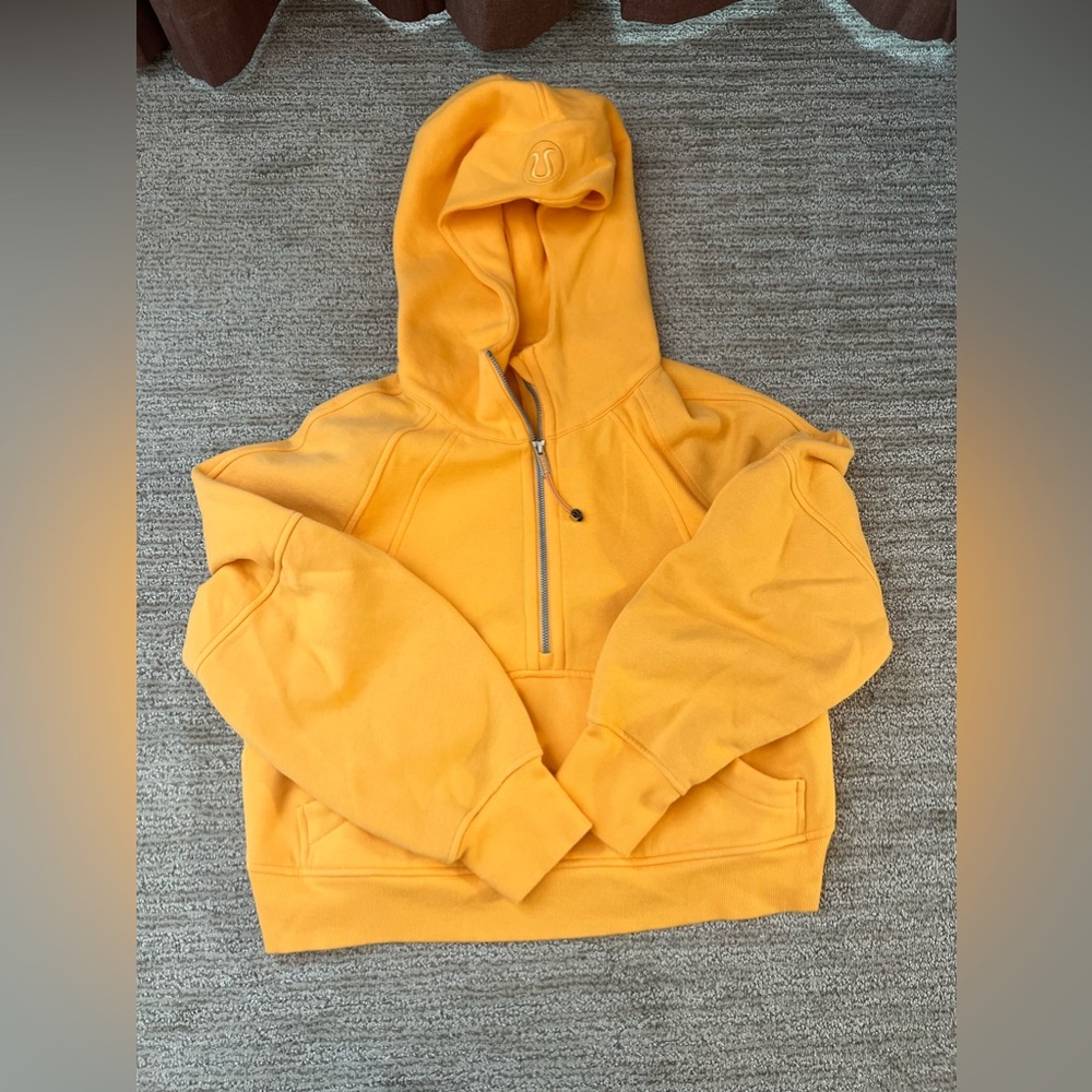 Lululemon Scuba Oversized Half-Zip Hoodie - Mango Dream